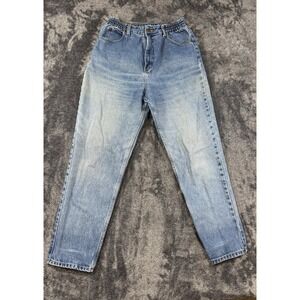 Vintage L.L. Bean Jeans Women 12 Fit 27X28 Blue Original High Rise Straight